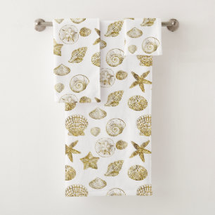 Beach Gold White Shells