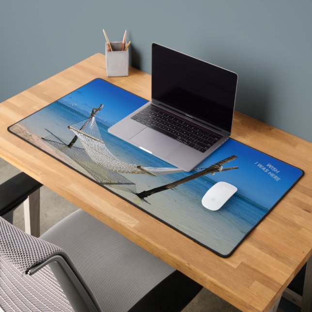 Beach Hammock Desk Mat (Bureau 2)