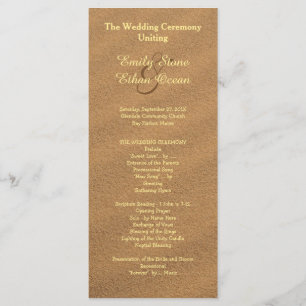 Beach Sand Mariage Tall Programme