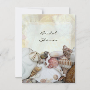 Beach Shells Invitation de douche nuptiale