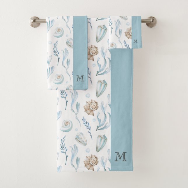 Beach Style Maritime Coastal Monogram (En situation)
