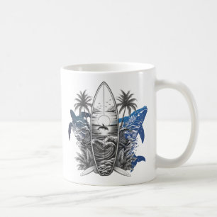 BEACH VIBE OCEAN VIBE TURTTLE MUG