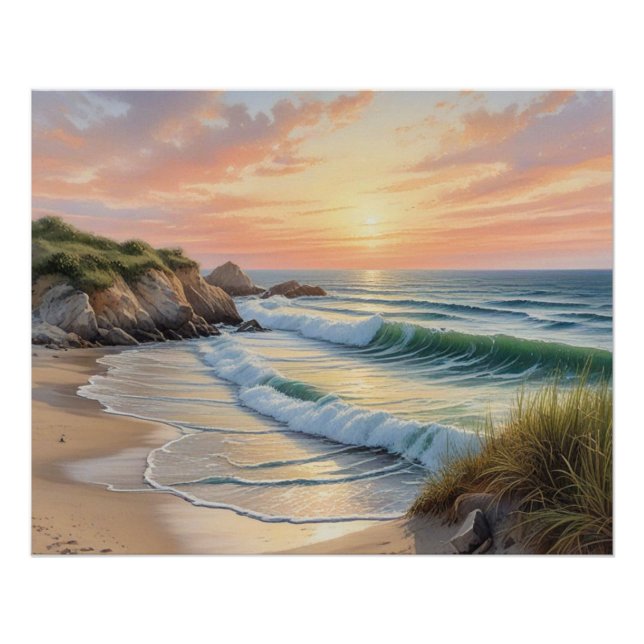 beach wall art poster (Devant)