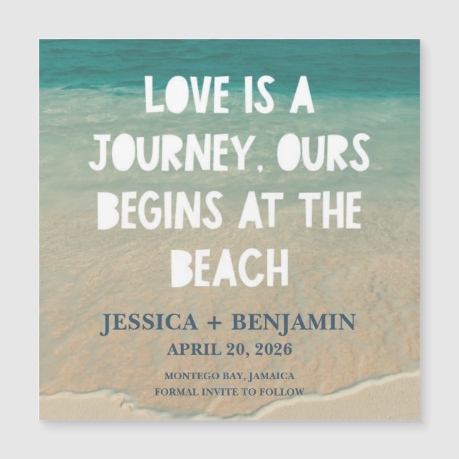 Beach Wedding Tropical Destination Enregistrer la  (Devant)