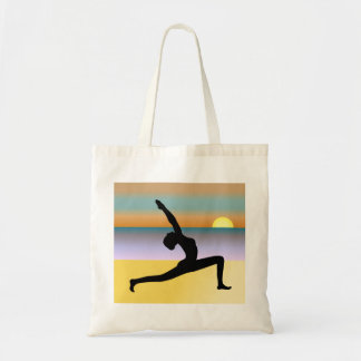 Beach Yoga Femme Possédant Sac fourre-tout Budget