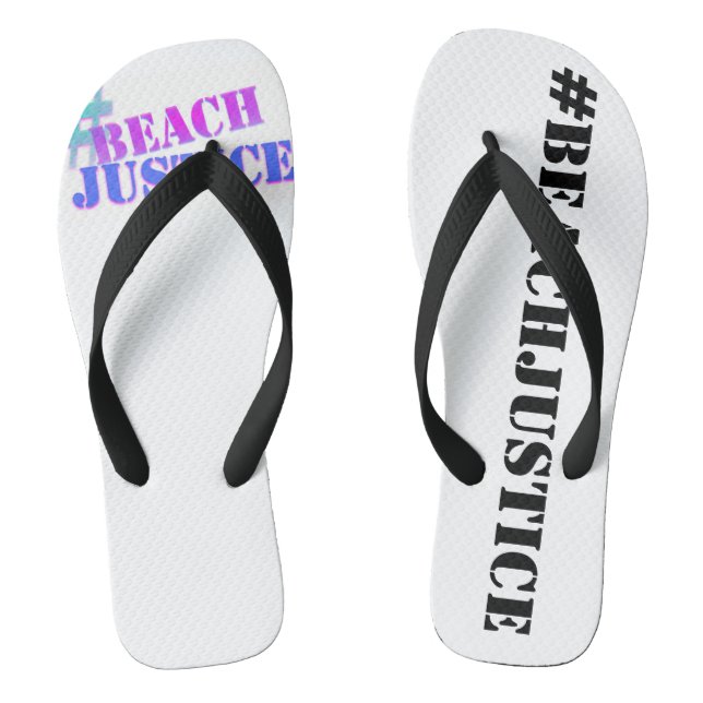 #BEACHJUSTICE Les tongs rétro (Semelle)