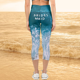 Beachy Bridesmaid capri leggings - retour