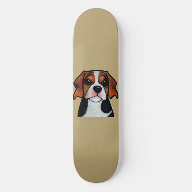 Beagle - Carton Skateboard (Recto)