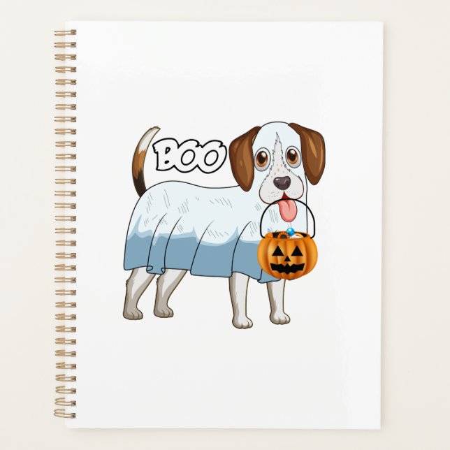 Beagle fantôme de Halloween Chien (Devant)