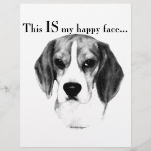Beagle Joyeux Visage; Joyeux Beagle; Beagle grinch