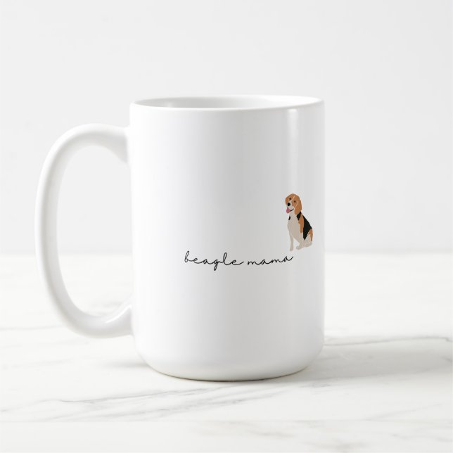Beagle Mama Coffee Mug (Gauche)