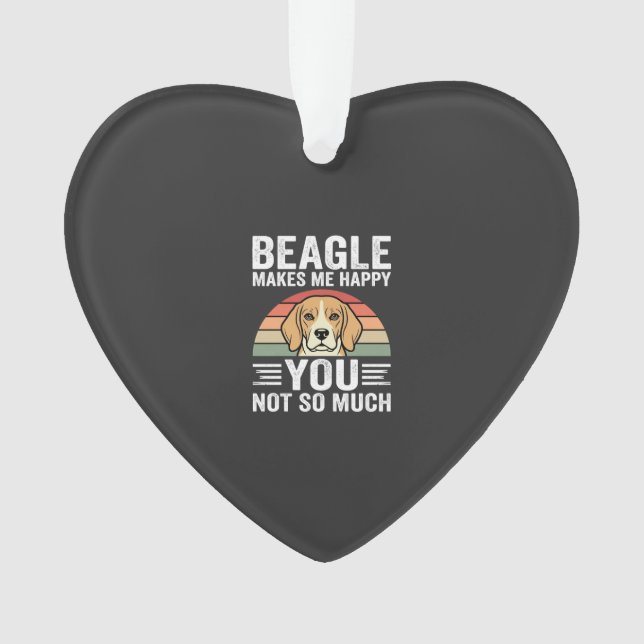 Beagle Me Rend Heureux Amateur De Chien (devant)