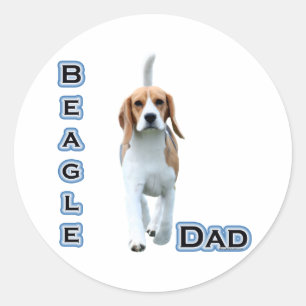 Beagle Papa 4 - Sticker