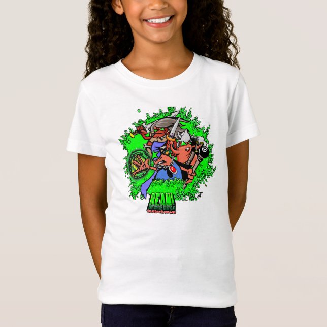 BEAN! Heroes Girl's T-Shirt (Devant)