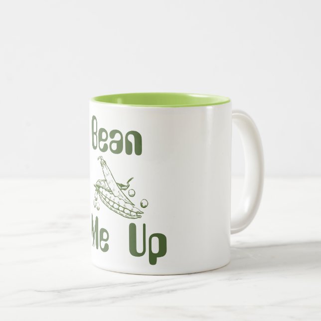 Bean Me Up Coffee Mug (Devant droit)
