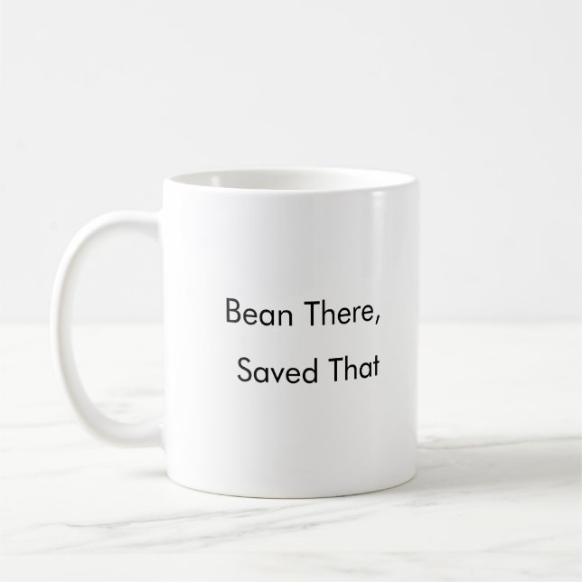 Bean There, a sauvé cette drôle de tasse de café (Gauche)