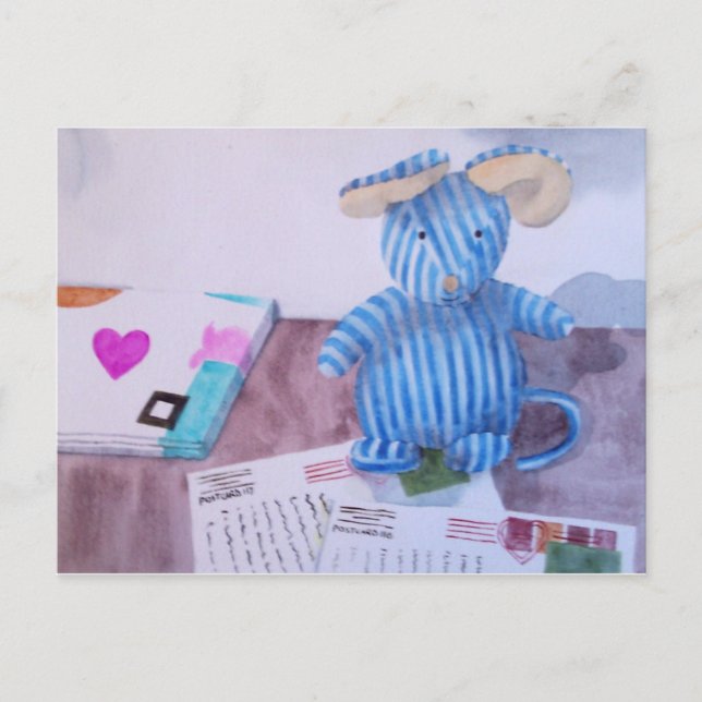 Beanie écrit ses cartes postales (Devant)