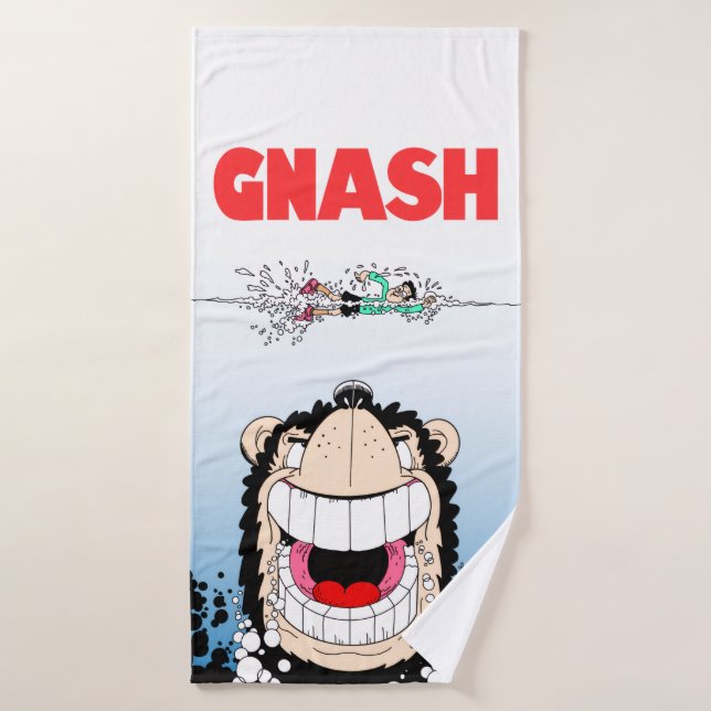 Beano Gnasher "Jaws" parodique serviette de bain � (Serviette de bain)