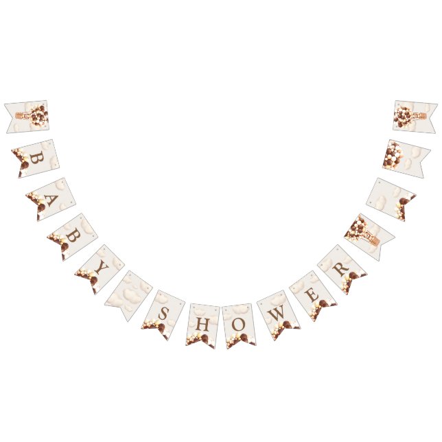 Bear Baby shower Buntin drapeaux (Tout)