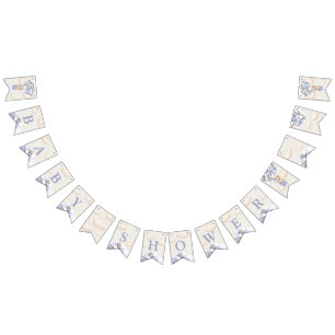 Bear Baby shower Buntin drapeaux