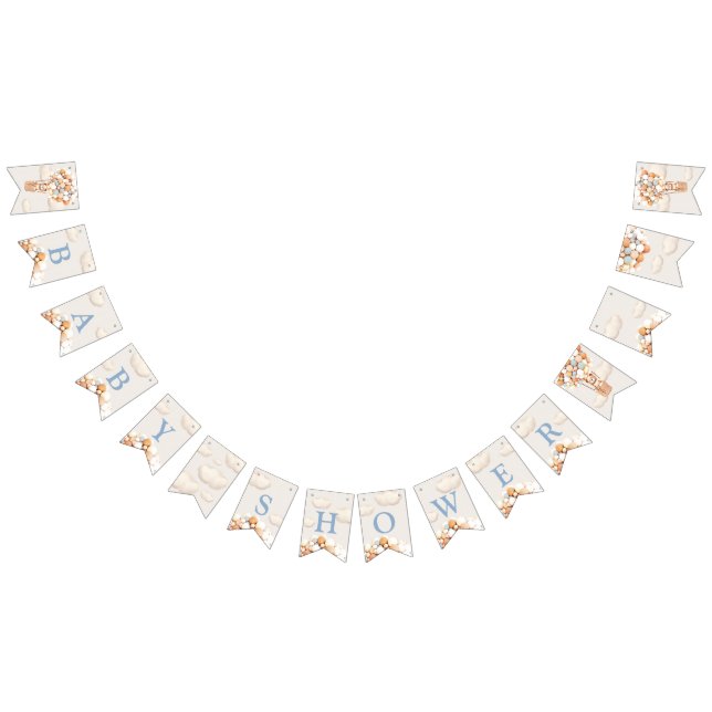 Bear Baby shower Buntin drapeaux (Tout)
