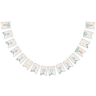 Bear Baby shower Buntin drapeaux