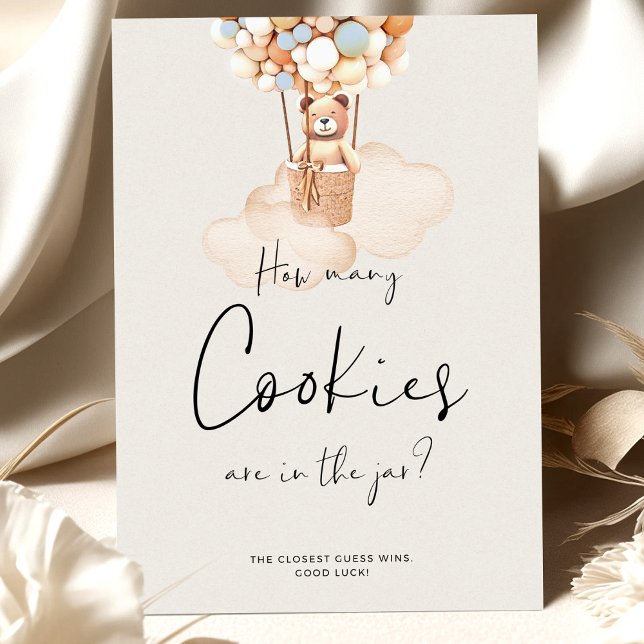 Bear Baby shower Game - Combien De Cookies ? (Créateur téléchargé)