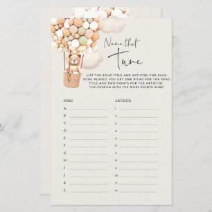 Bear Baby shower Game - Nom That Tune!