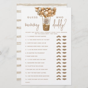 Bear Balloons Moderne Genre Neutra Douche Jeu