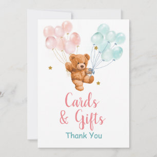 Bear Genre Reveillez Ballloon Cartes et Cadeaux