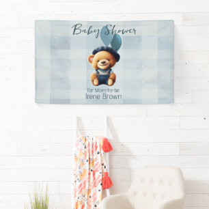 Bear Jean Baby shower Bannière horizontale