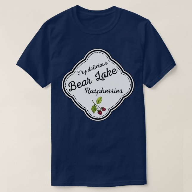 Bear Lake Utah Raspberries TShirt (Design devant)