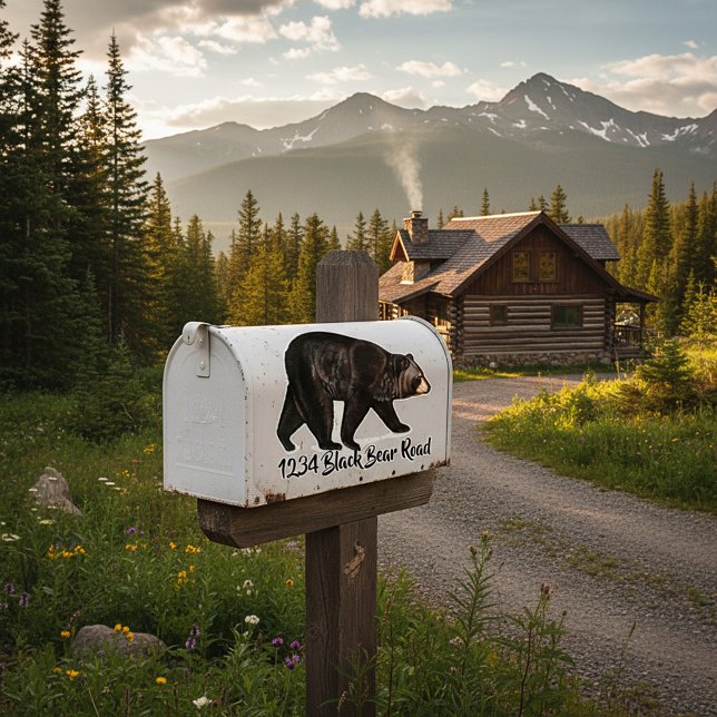 Bear mailbox sticker (Créateur téléchargé)