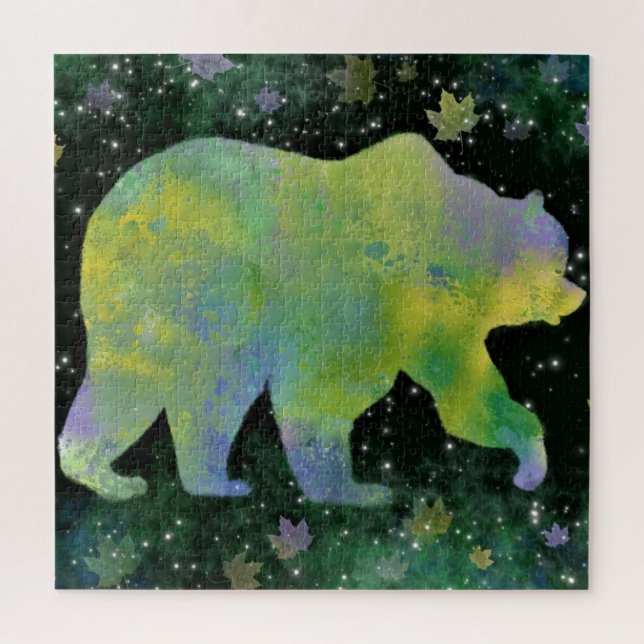 Bear Night Jigsaw Puzzle - Peinture (Vertical)