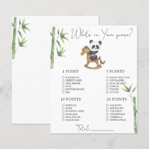 Bear Panda - Whats in your purs game