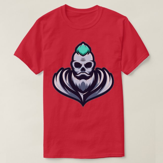 Beard Skull Classic TShirt (Design devant)