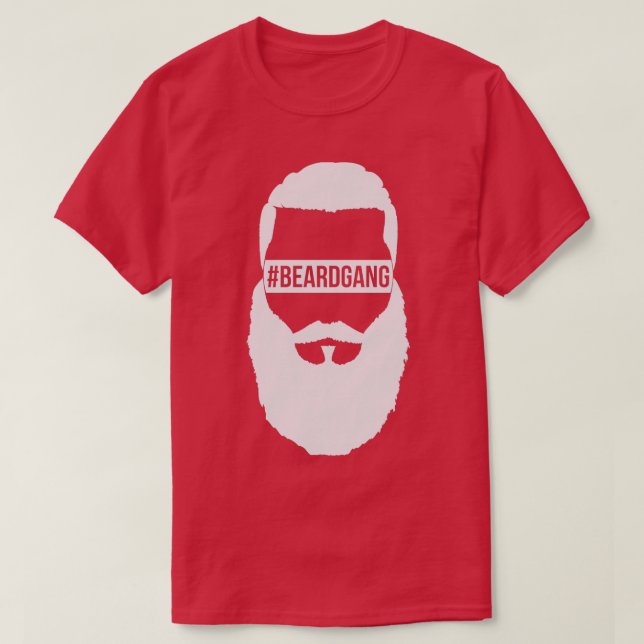 BeardGang pleine barbe Blanc classique TShirt (Design devant)