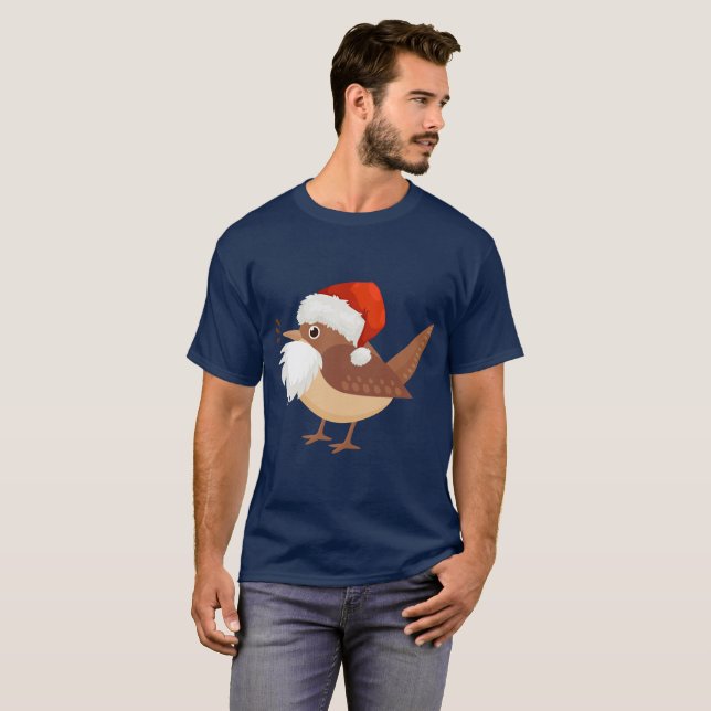 Bearding mignonne Critère Noël T-shirt (Devant entier)