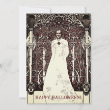Beardsleyan Happy Halloween Carte de voeux