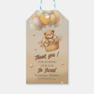 Bearly Show merci étiquette cadeau