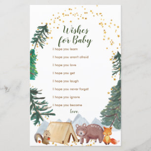 Bearly Wait Happy Camper Wives for Baby Card