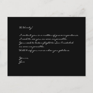 Bear's Pit "Gus a besoin de toi..." Carte postale