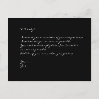 Bear's Pit "Gus a besoin de toi..." Carte postale