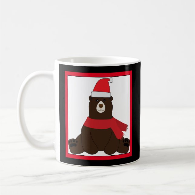 Beary Christmas Photo Mug (Gauche)