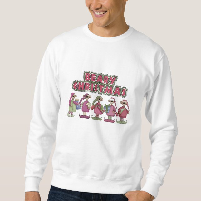 Beary Joyeux Sweatshirt de Noël (Devant)