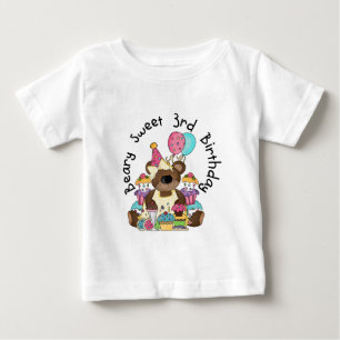 Beary Sweet 3e Anniversaire Tshirts et cadeaux