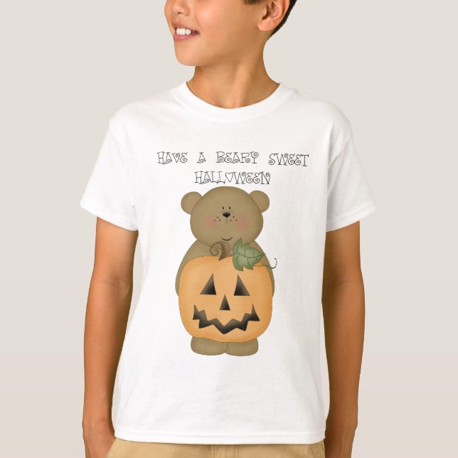 Beary Sweet Halloween T-shirt enfant (Devant)