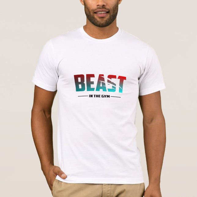 Beast In The Gym - T-Shirt Gym (Devant)