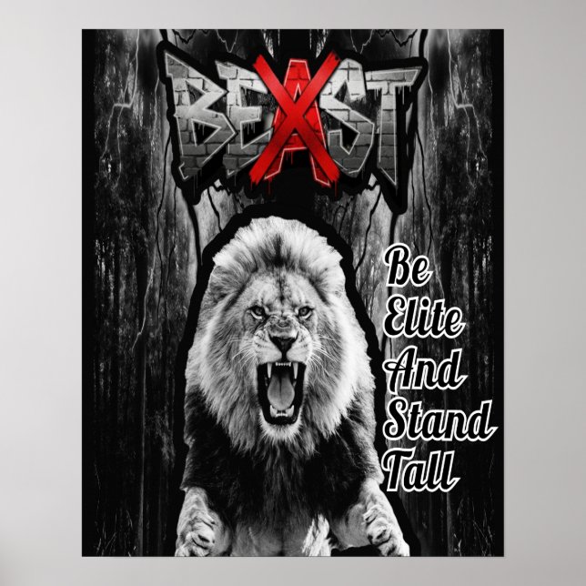 BEAST Lion Print, Value Poster Paper (Semi-Gloss) (Devant)