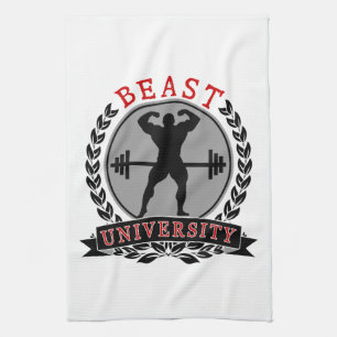 Beast University Bodybuilding Cuisine Serviette